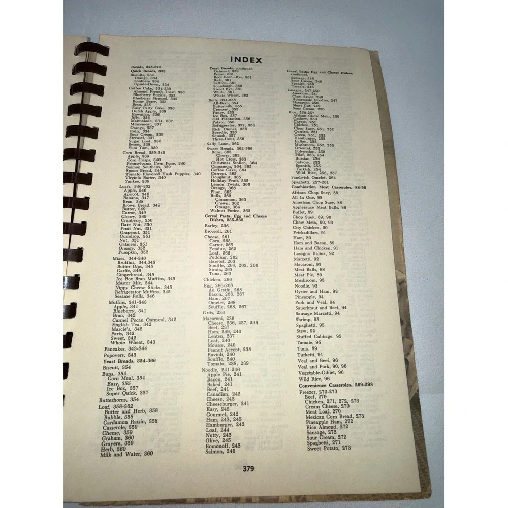 Favorite Recipes Home Economics Teachers Casseroles 1965 Book Multicolor Fair